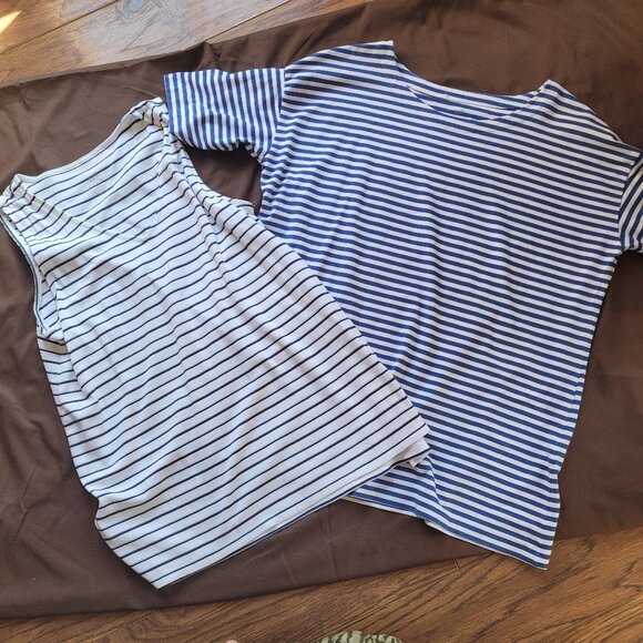 Striped J Jill Tops Size M - Picture 1 of 3